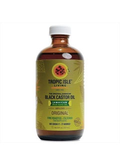 Tropic Isle Living All Natural Jamaican Black Castor Oil | Rich in Vitamin E, Omega Fatty Acids and Minerals | For Hair Growth Oil, Skin Conditioning, Eyebrows & Eyelashes, Scalp and Nail Care | Grow, Strengthen, Moistu  - Image 1