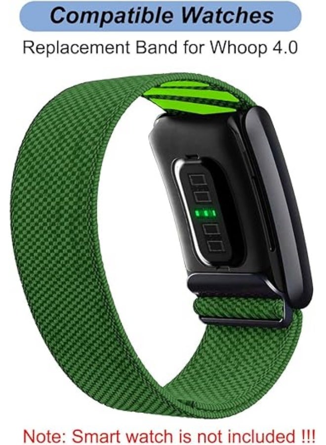 ترامكس سوار ساعة Whoop 4.0 - سوار ساعة نايلون متماسك بديل مع إطار معدني على شكل حرف U لإكسسوارات جهاز تتبع اللياقة البدنية والنشاط - Image 4