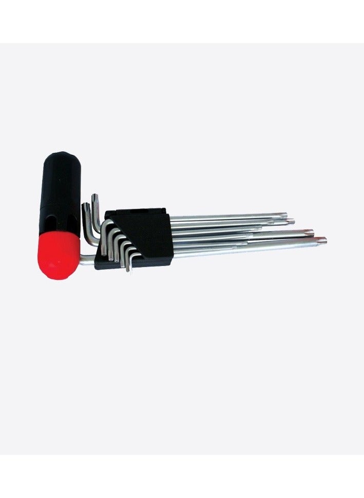 9PCS TORX KEY SET WITH HOLE