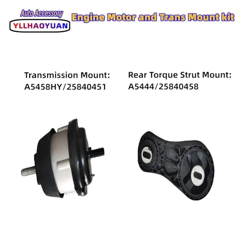 Yllhaoyuan Engine Motor Mount kit Compatible with 2009 2010 2011 2012 2013 2014 2015 2016 2017 Bu-ick Enclave 3.6L Chevrolet Traverse G-MC Acadia Saturn Outlook A5548HY A5549HY A5458HY A5444 - Image 5
