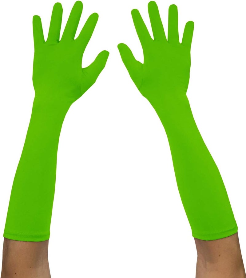 Adult Spandex Elbow Length Costume Gloves