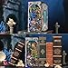 fifijoy Book Nook Kit DIY Miniature Dollhouse Kit for Adults and Teens 3D Wooden Puzzle Bookend with LED Light Creative Bookshelf Decor Gifts for Family and Friends Lost City of Atlantis - Image 4
