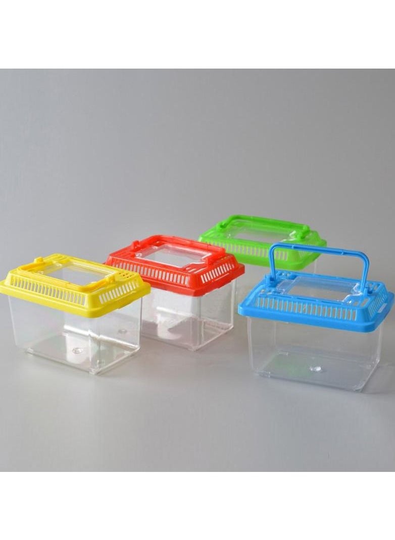 Casa Transparent Reptile Box Terrarium Insect Box blue Fish Tank Turtle  - Image 2
