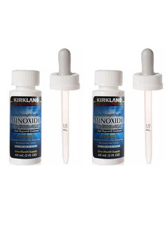 2-Piece Minoxidil 5% Extra Strength Hair Regrowth Treatment 60ml