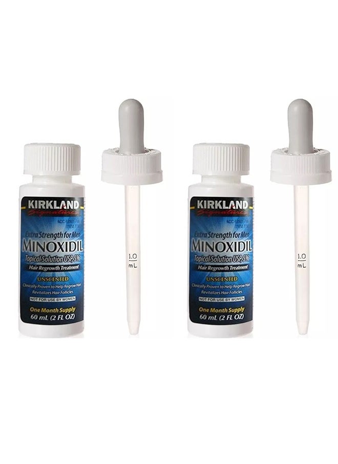 Kirkland Signature - 2-Piece Minoxidil 5% Extra Strength Hair Regrowth Treatment 60ml - Image 1
