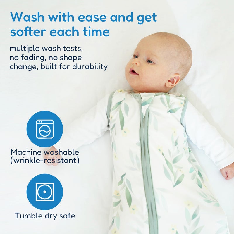 TotAha Sleep Sack 3-6 months 3 Pack, Buttery Soft Wearable Blanket Baby Sleeping Bag with 2-way Safe Zipper, 0.5 TOG, Baby Girl - Image 4