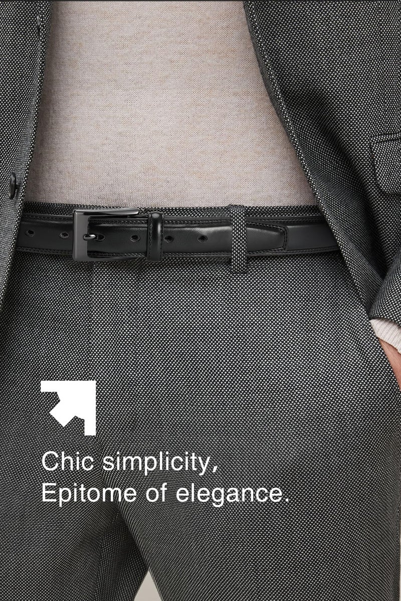 CHAOREN Mens Belts Leather Gift for Men - Ideal Match for Mens Dress Shoes - Image 5
