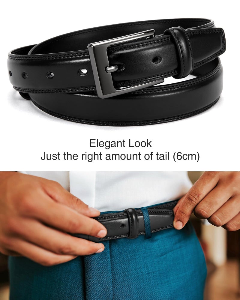 CHAOREN Mens Belts Leather Gift for Men - Ideal Match for Mens Dress Shoes - Image 4