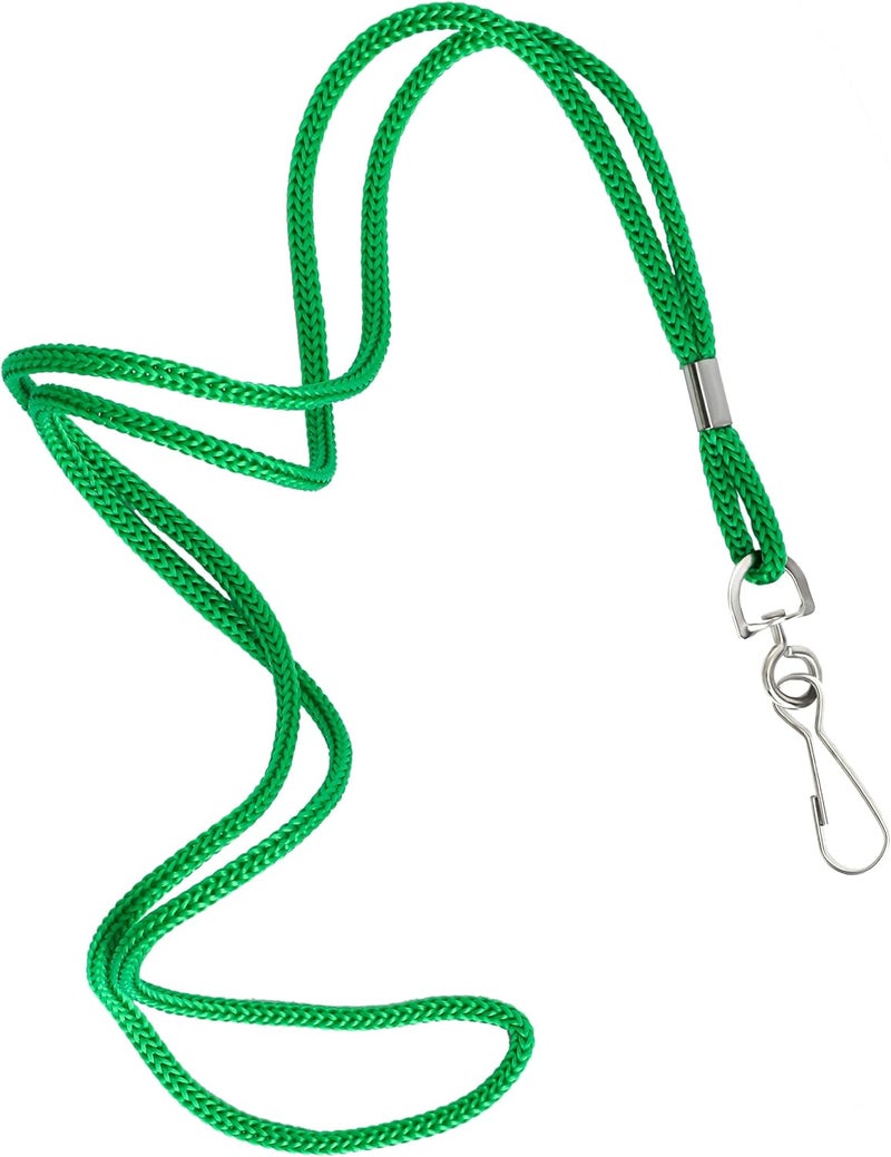 COTODO ID Green Lanyards Safety Badge Lanyard 36" with Swivel Hook 100 Pack - Image 1