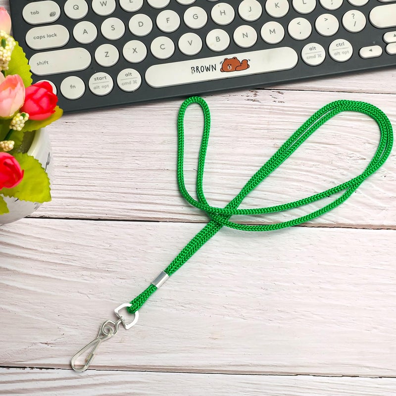 COTODO ID Green Lanyards Safety Badge Lanyard 36" with Swivel Hook 100 Pack - Image 5