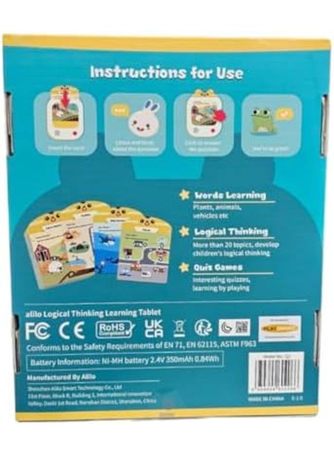 أليلو تابلت تعلم التفكير المنطقي Q1 10 ألعاب تعليمية للأطفال ABCs أرقام تهجئة آمنة وممتعة التنمية المبكرة 3 Plus - Image 4