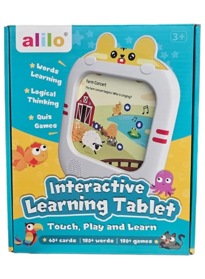 أليلو تابلت تعلم التفكير المنطقي Q1 10 ألعاب تعليمية للأطفال ABCs أرقام تهجئة آمنة وممتعة التنمية المبكرة 3 Plus - Image 1