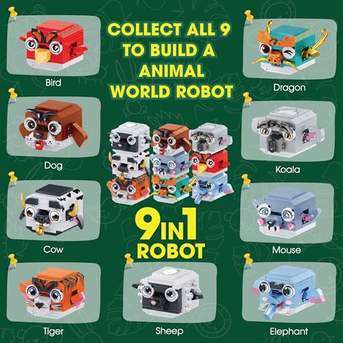 ThinkerPlace 9-in-1 Animal World Koala (145 Pieces) | Learn About The Animal Kingdom | Building Block Set for Kids Age 6+ | STEM Educational Toy | Build, Collect & Create Stackable Mega Robot - Image 5