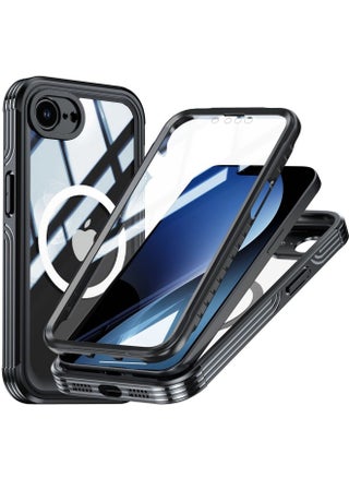 Suitable for iPhone 16E built-in 9H glass transparent mobile phone case compatible with magsafe magnetic wireless charging anti-drop mobile phone protective cover - pzsku/Z4A31AF64FDCA2E94F837Z/45/1741318334/26e10680-d7bd-4868-84fa-695719ba2595