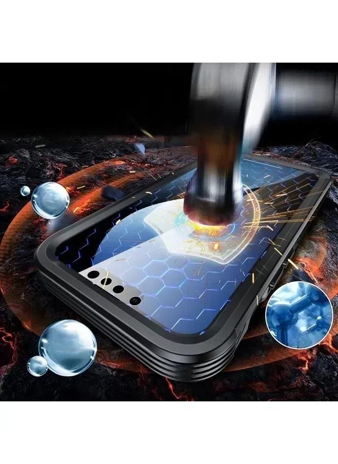 General - Suitable for iPhone 16E built-in 9H glass transparent mobile phone case compatible with magsafe magnetic wireless charging anti-drop mobile phone protective cover - Image 1