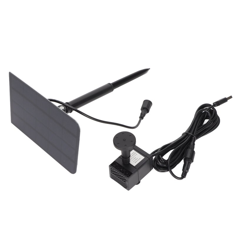 Solar Fountain Pond Pump 200L/H Solar Water Pump USB Powered Landscape Garden Fountain Pump - Image 4