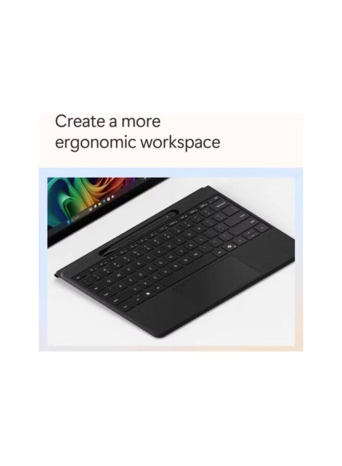 Microsoft Microsoft Surface Pro Flex Keyboard with Pen Storage, Effortless Pairing, Customizable Haptic Touchpad, Up to 41 Hours Of Continuous Typing, English Layout, Black | ZQZ-00018 - Image 3