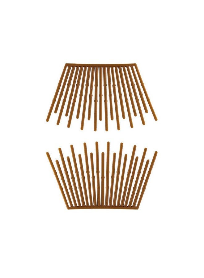 Teensery 6 Pairs Interlocking Hair Combs Double Side Comb Hair Jaw Clamps Hair Clips Ponytail Holder Hair Styling Accessories For Women Ladies Girls (Mixed Color) - Image 3