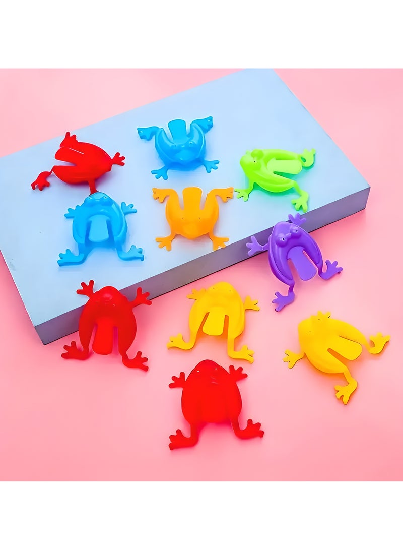 LIXADA 15pcs Jumping Frog Fidget Toys for Relax, Novelty Party Favor, Creative Gifts, Holiday Accessories, Birthday Party Supplies, Special Festival Presents for Youngsters Age 3+ (Random Color)  - Image 2