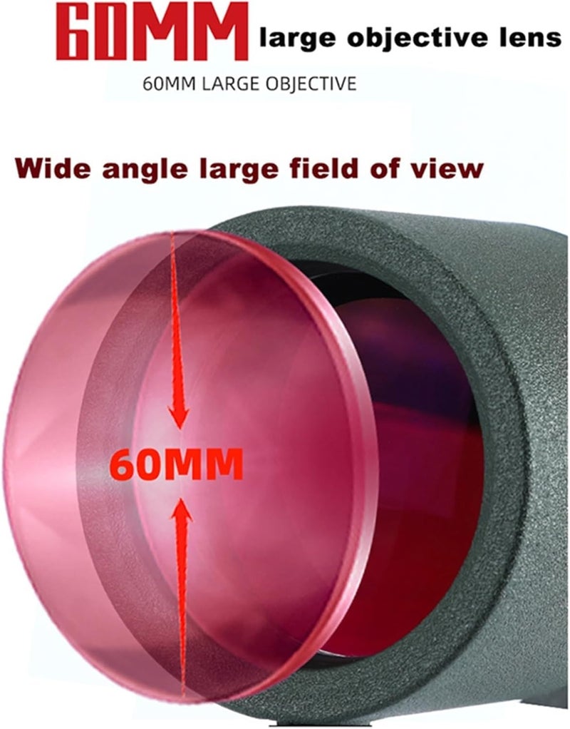 Real Instruments 25-75x60 Magnification Zoom HD,Monocular for Adults and Children,High Power Telescope Gadget, with Built-in Compass (MC-25-75x60) - Image 2