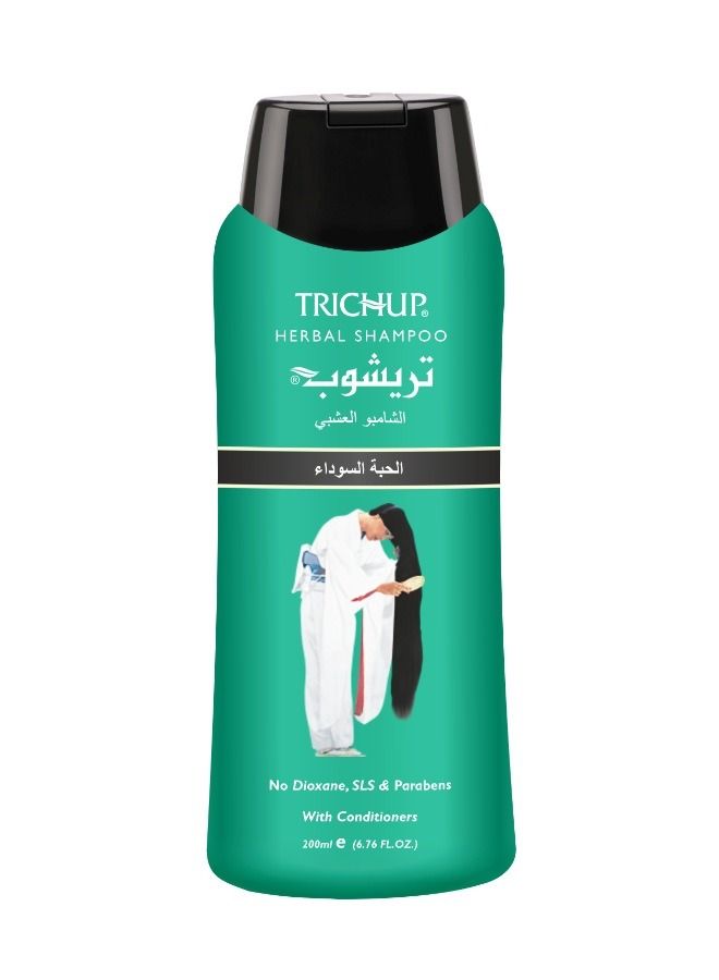 TRICHUP Herbal Hair Shampoo Black Seed 200 Ml - Image 1