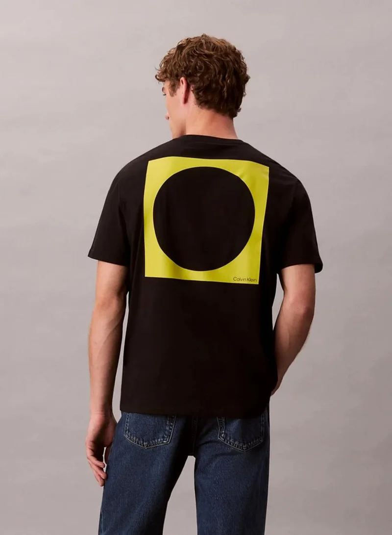 Calvin Klein Jeans  Circle Graphic Relaxed T-Shirt for Men | Best Price UAE