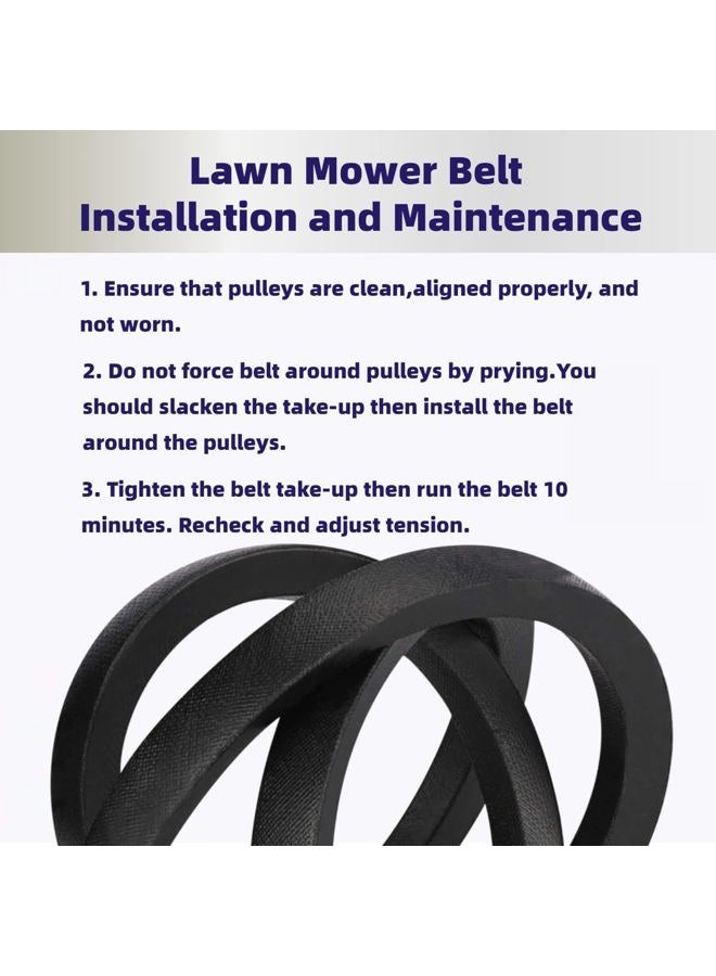Leego Deck Belt Compatible with John Deere 42 Inch Mower Deck Z225 Z235 EzTrak Zero-Turn Mower M154294 - Image 4