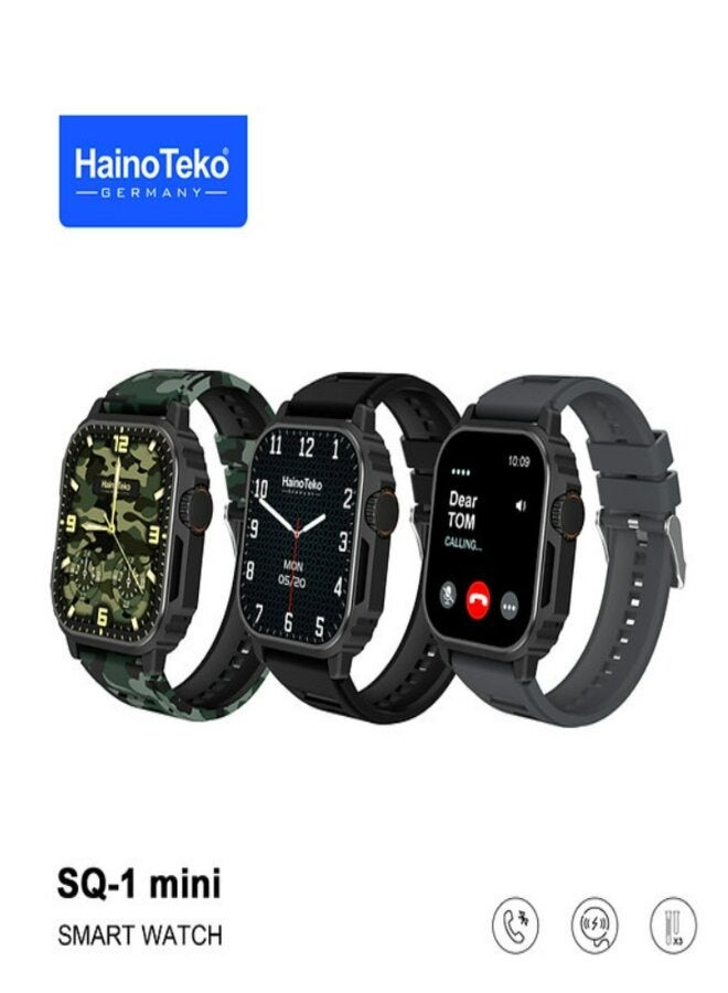 Haino Teko SQ-1 Mini Smartwatch With 3 pairs Strap - Image 2