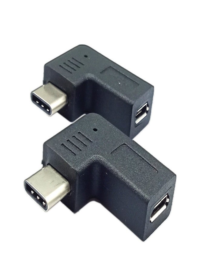 zdyCGTime USB-C to Micro USB Adapter,Right & Left Angle USB Type C Male to Micro USB Female Data Sync and Charging Converter Adapter for Phones, Computers, Tablets(90 Degree Type C) 2 Packs - Image 4