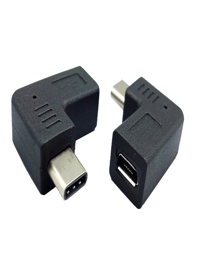 zdyCGTime USB-C to Micro USB Adapter,Right & Left Angle USB Type C Male to Micro USB Female Data Sync and Charging Converter Adapter for Phones, Computers, Tablets(90 Degree Type C) 2 Packs - Image 5