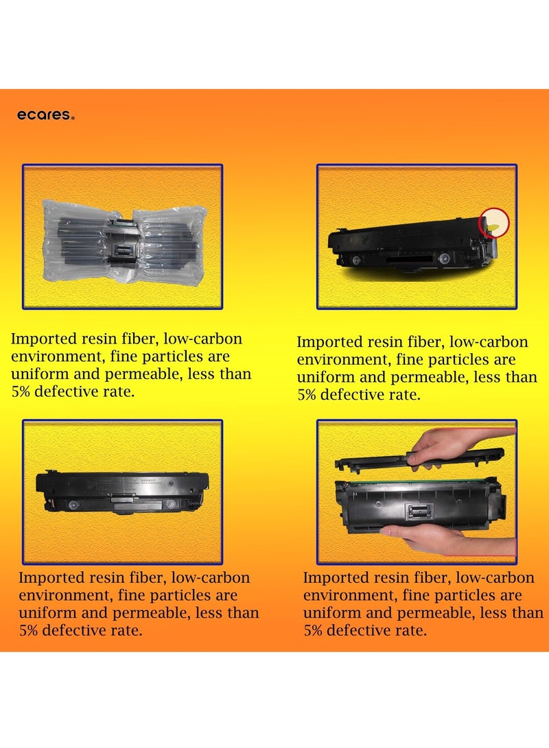 ECARES ECARES® Compatible Toner Cartridges Replacement for HP 304A CC533A use for HP Color Laser CM2320n CM2320fxi CM2320nf MFP, CP2025 CP2025n CP2025x CP2025dn Printer (Magenta)  - Image 3
