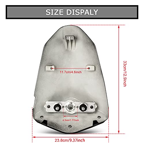 PSLER Motorcycle Rear Seat Fairing Cover Cowl for Ninja ZX6R 2009-2018 (Black) - Image 4