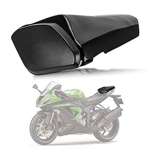 PSLER Motorcycle Rear Seat Fairing Cover Cowl for Ninja ZX6R 2009-2018 (Black) - Image 1