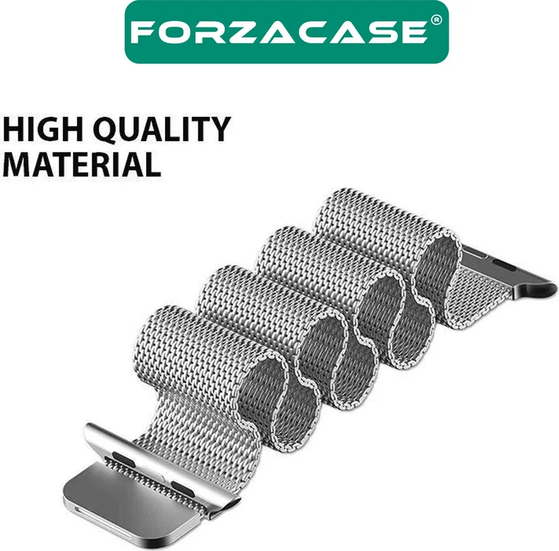 Forzacase Metal Magnetic Strap Compatible with Apple Watch 8 45MM - FC157