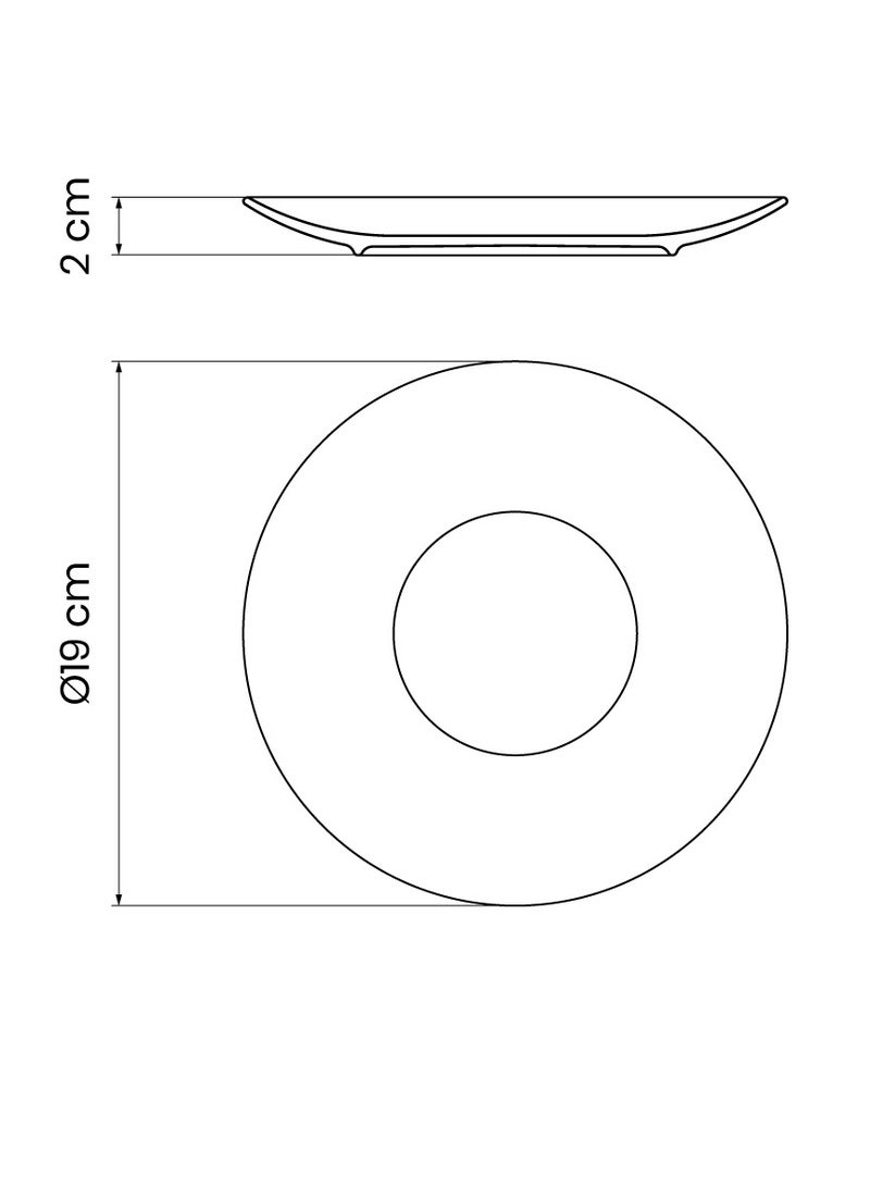 Tramontina Noor 19cm Ramadan Themed Decorated Porcelain Dessert Plate - Image 3