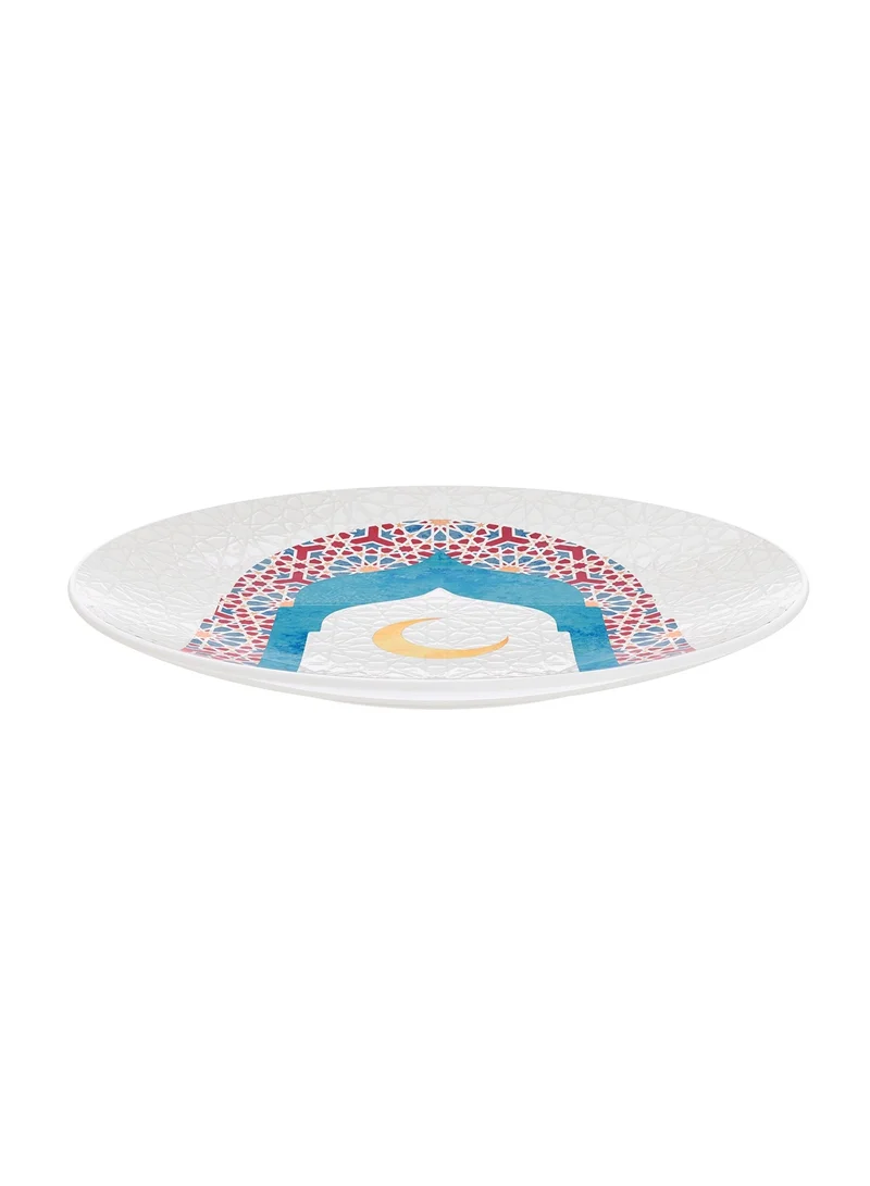 TRAMONTINA Tramontina Noor 19cm Ramadan Themed Decorated Porcelain Dessert Plate