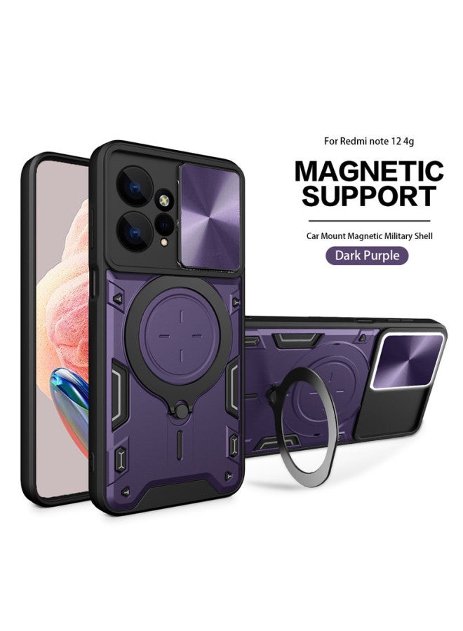 For Xiaomi Sliding Window Phone Case Car Ring Drop-resistant Protective  Xiaomi poco x7 pro/redmi turbo 4 5g 