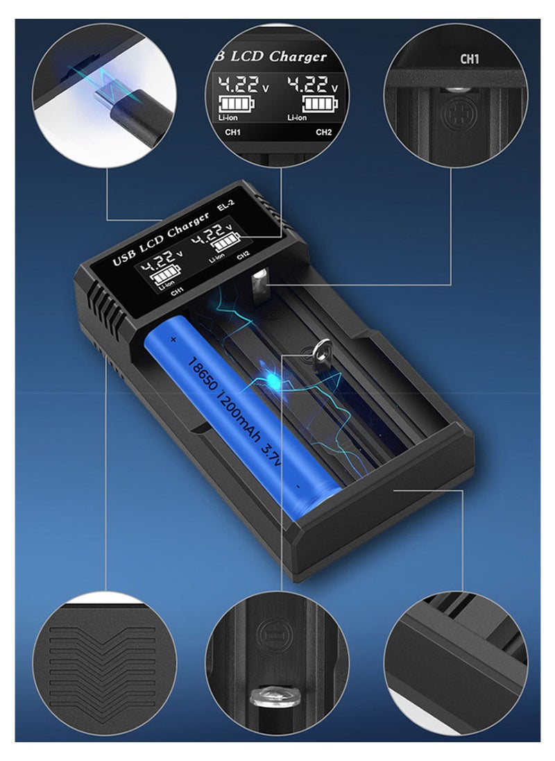 Battery charger smart multi-functional Ni-cd Li-ion auto detection  - Image 3