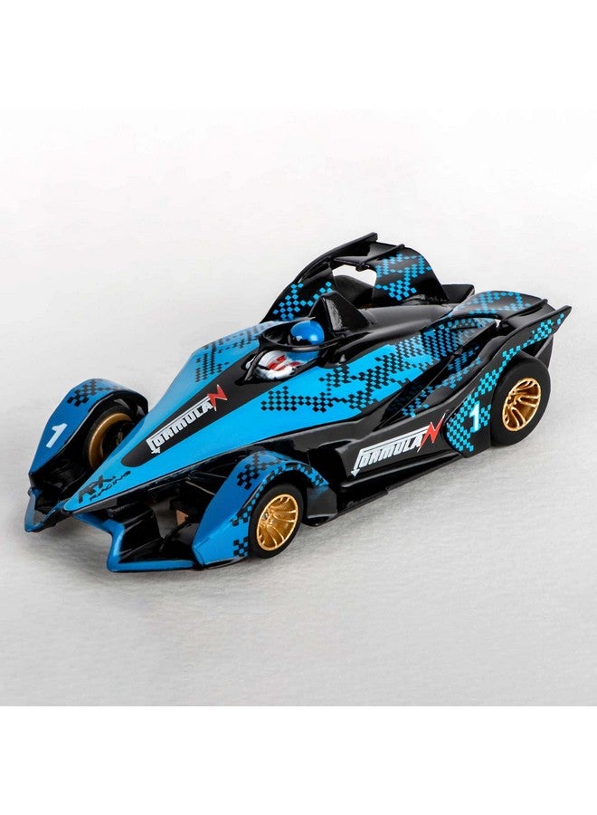 AFX أفكس/رايسماسترز ميغا جي+ فورمولا ن أزرق/أزرق/فضي أفكس22039 سيارات سباق هولوت - Image 1