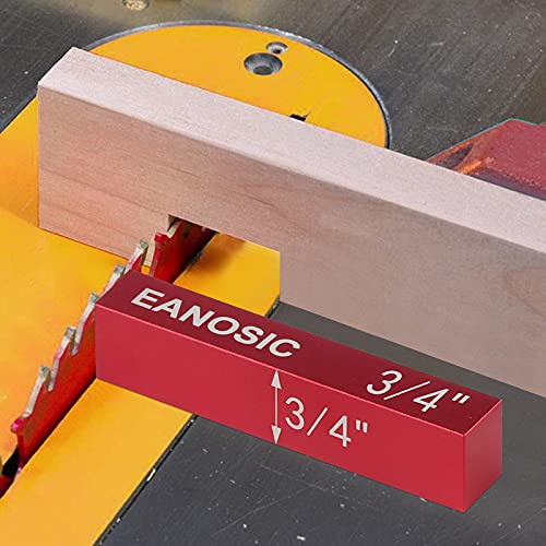 EANOSIC Setup Blocks Height Gauge Set, 15pcs Precision Aluminum Setup Bars for Router and Table Saw Accessories Woodworking Set Up, Bars Include Laser Engraved Size Markings - Image 4