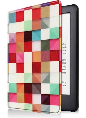 Cosmostech Amazon Kindle Paperwhite 4 E-Book Reader Case Plaid Mixed  - Image 2