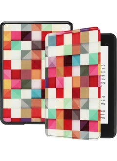 Cosmostech Amazon Kindle Paperwhite 4 E-Book Reader Case Plaid Mixed  - Image 1