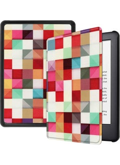 Cosmostech Amazon Kindle Paperwhite 4 E-Book Reader Case Plaid Mixed  - Image 3