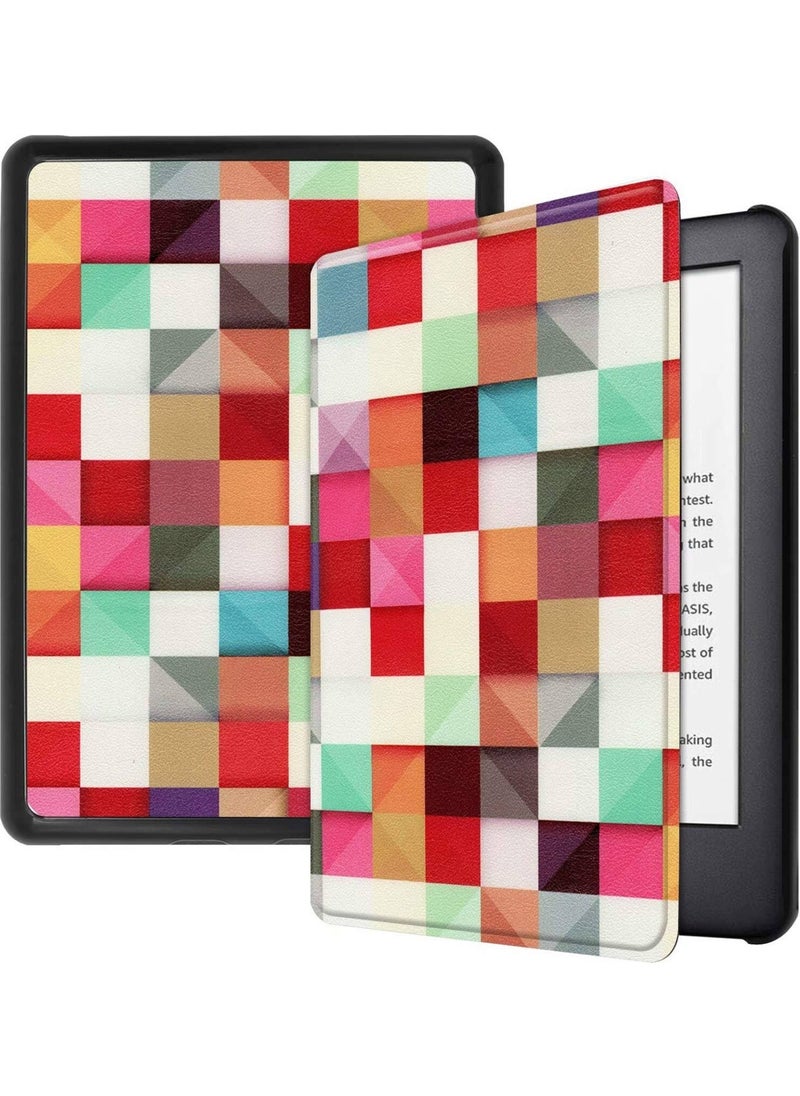 Cosmostech - Amazon Kindle Paperwhite 4 E-Book Reader Case Plaid Mixed - Image 1