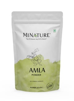 minature minature Dried Amla Powder By Mi Nature|Amalaki Or Indian Gooseberry|227G (8 Oz)|Non-Gmo |Pure & Natural|Raw, Vegan, Gluten Free|Made In India...  - Image 1
