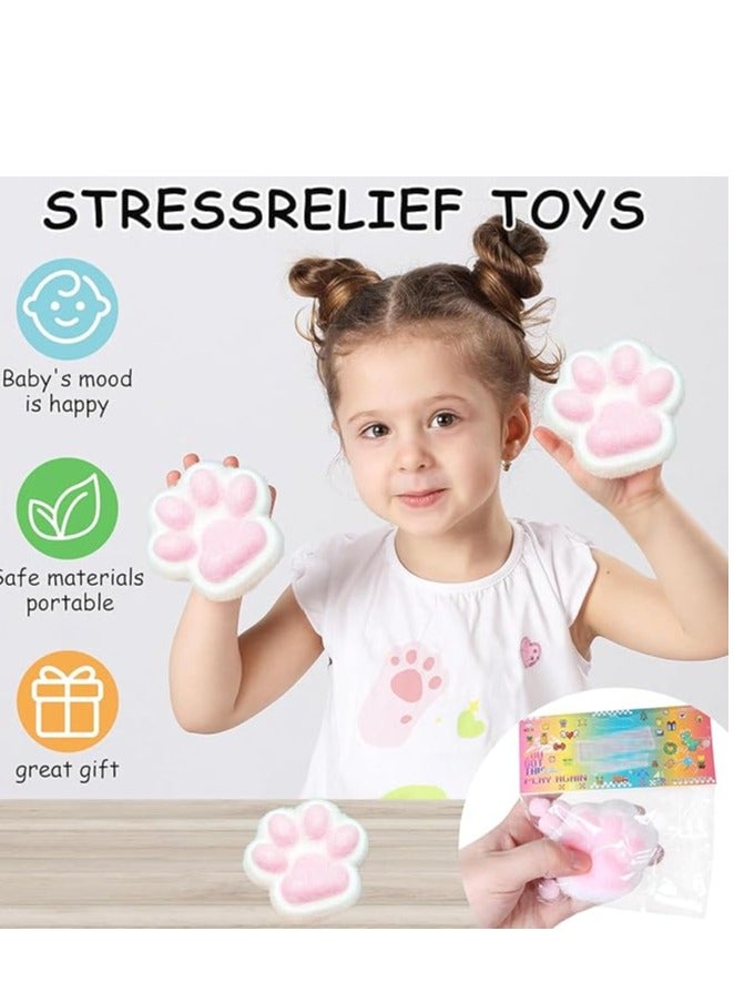 Handmade Big Cat Paw Silicone Squeeze Toys, Cat Paw Taba Squishy, Fufu Cat Paw Sensory Toys for Stress Relief - Image 3