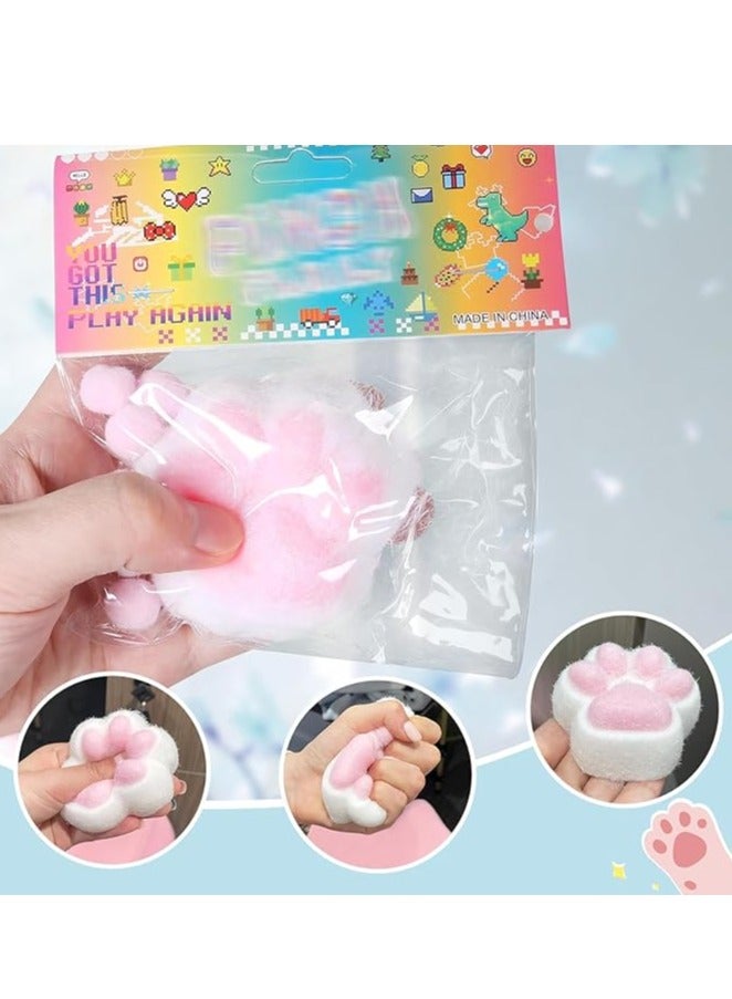 Handmade Big Cat Paw Silicone Squeeze Toys, Cat Paw Taba Squishy, Fufu Cat Paw Sensory Toys for Stress Relief - Image 5
