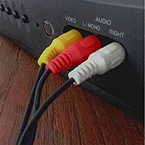 FENTICO 3-Male RCA to 3-Male RCA Audio Video Composite DVD AV Cable For TV LED LCD PC Desktop Computer - 5 Feet / 1.5 Meter - Image 3