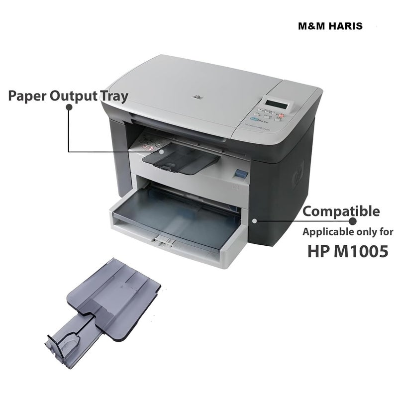 Mickko Paper Output Tray Compatible with HP Laserjet M1005 Printer & Scanner – Durable Plastic Output Bin with Accurate Fitting for Smooth Paper Collection - Image 2