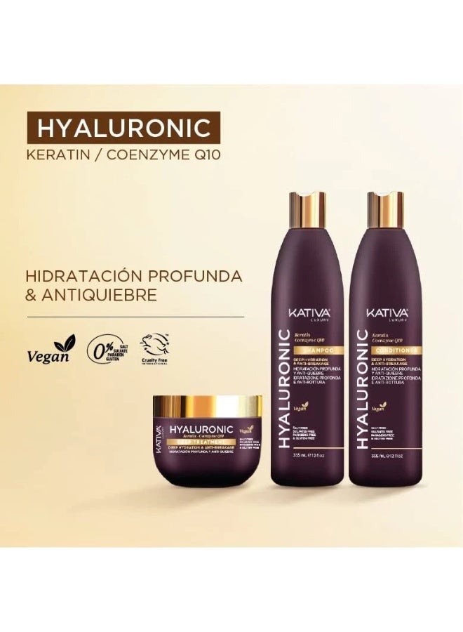Kativa Luxury Hyaluronic Keratin Coenzyme Q10 Deep Treatment 300ml - Image 4